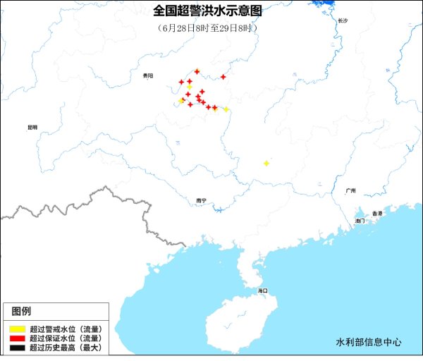 利好优配 贵州、广西8河发生超警洪水&#32;目前大部已退至警戒水位以下
